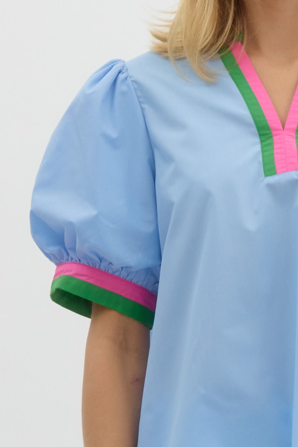 Bubble Sleeve Top