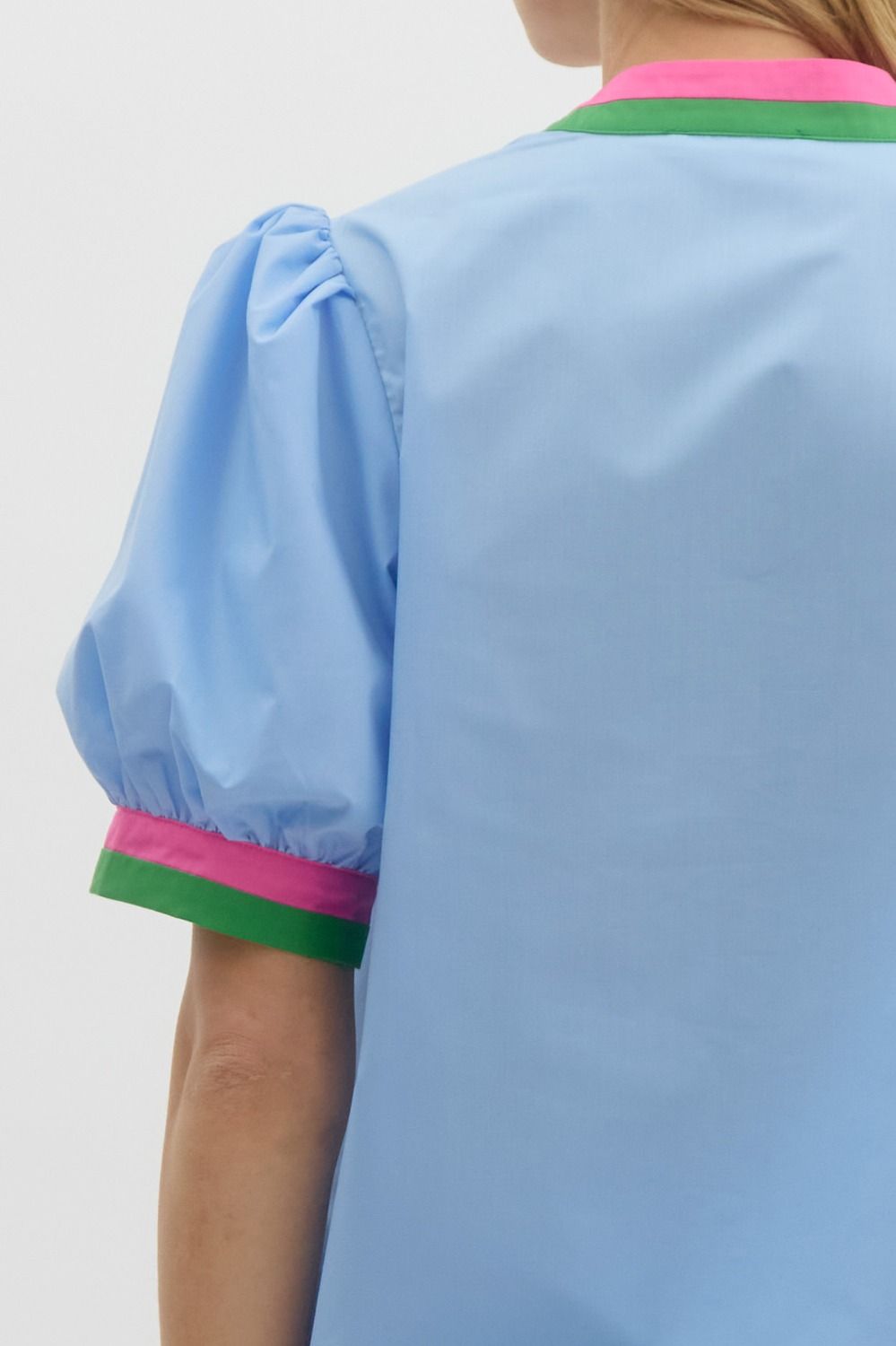 Bubble Sleeve Top