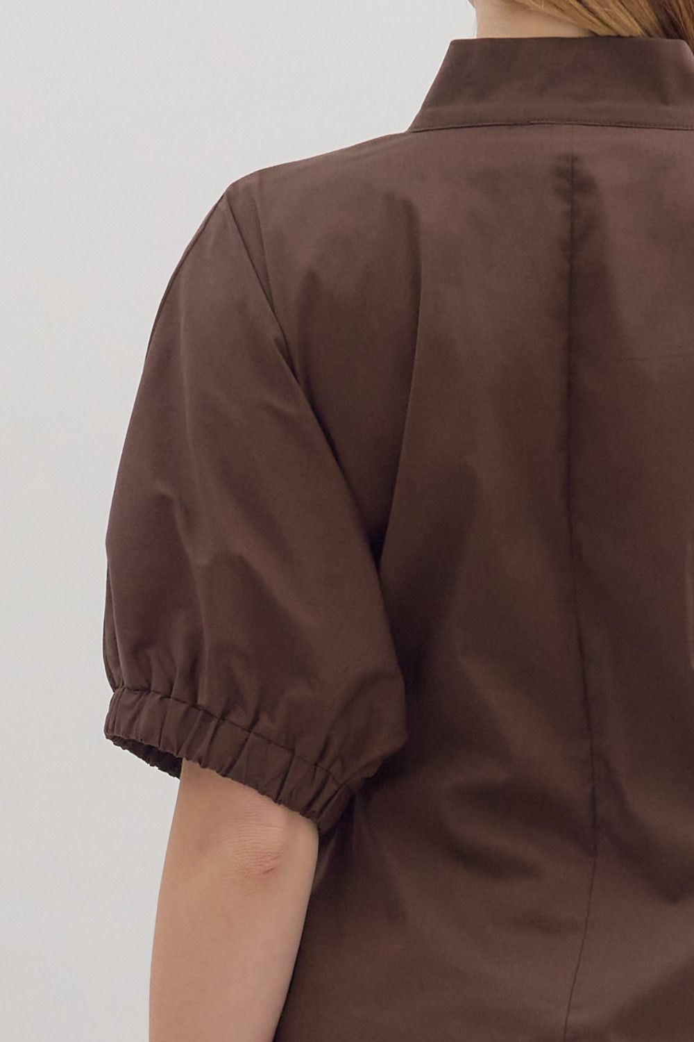 Puff sleeve Popover Top