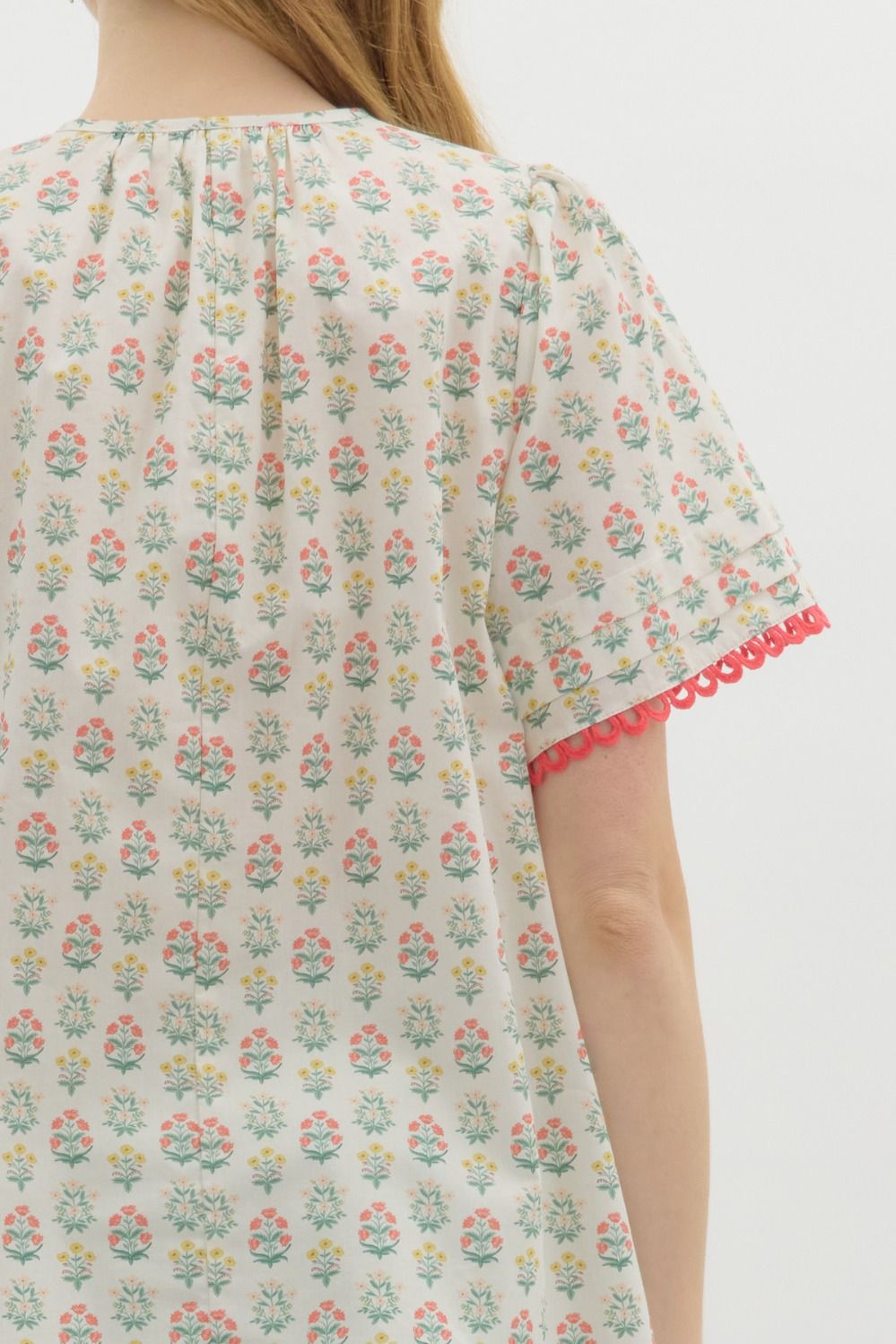 Floral Smocked Top