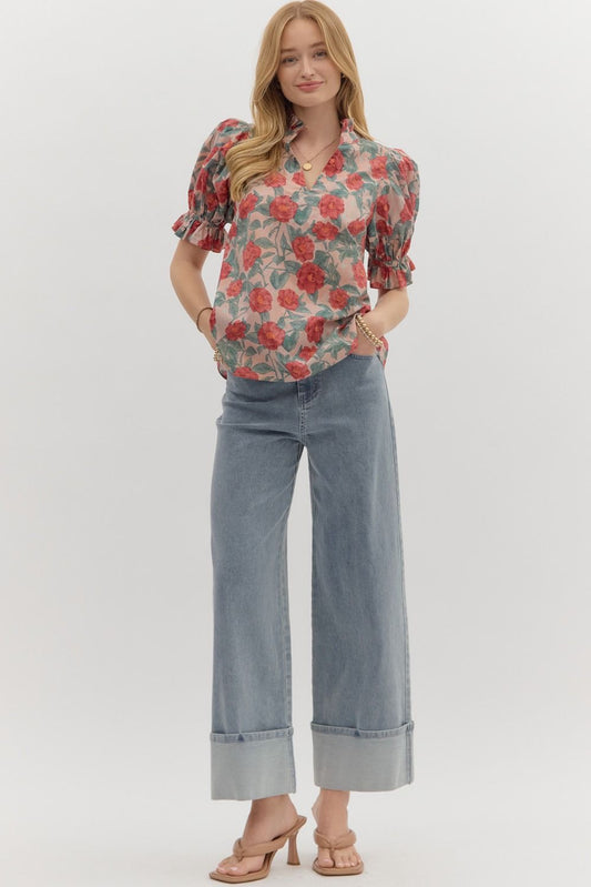 Vintage Rose Popover