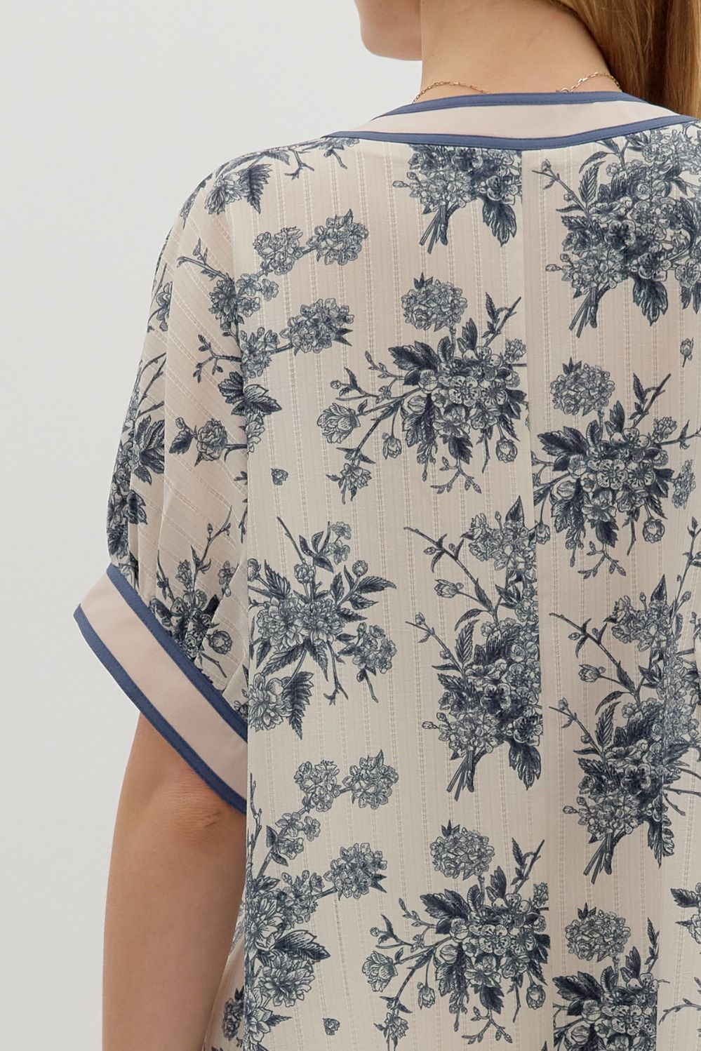 Floral Dolman Sleeve Top