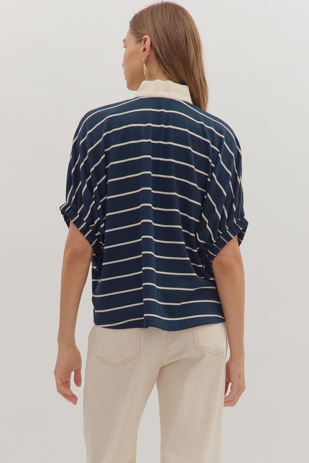 Striped Dolman Top