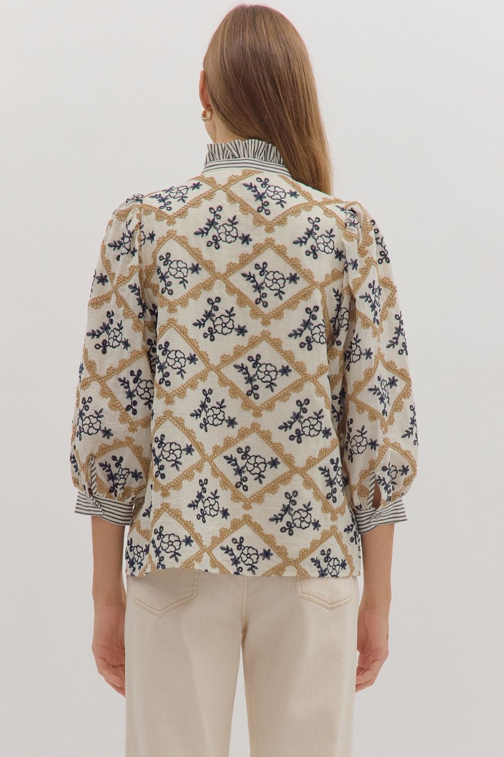 Floral Embroidered Top