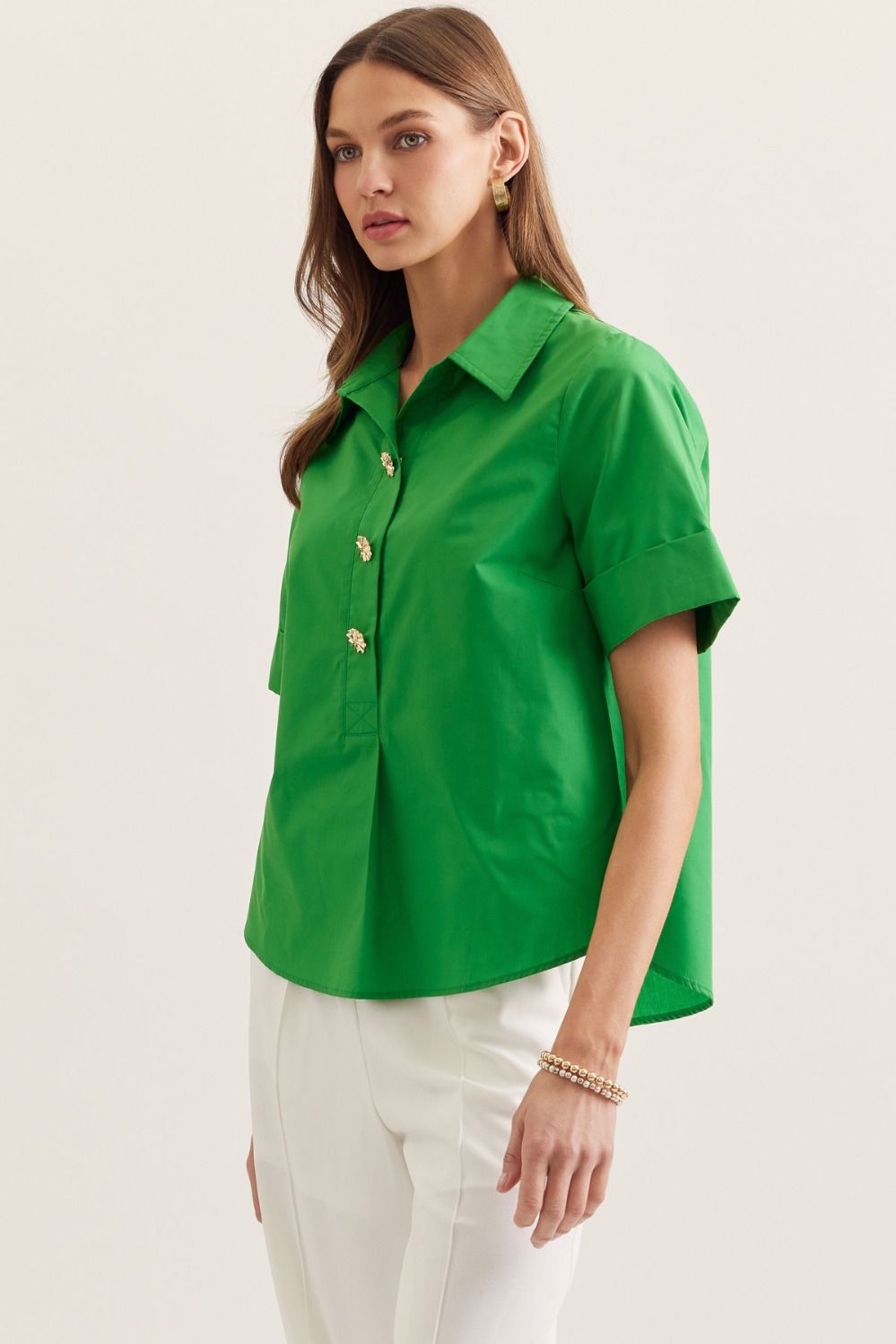 Short Sleeve Popover
