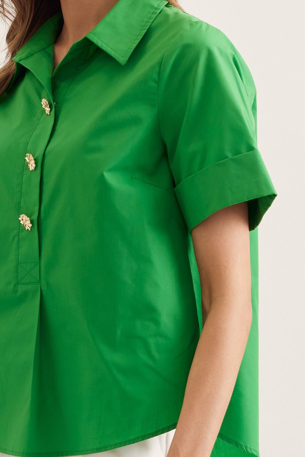 Short Sleeve Popover