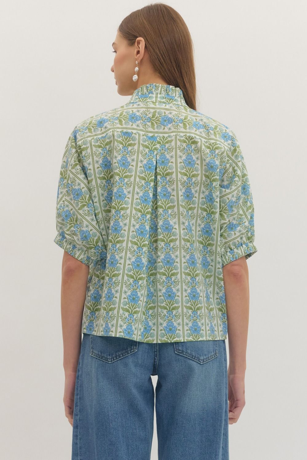 Botanical Dolman Sleeve Top