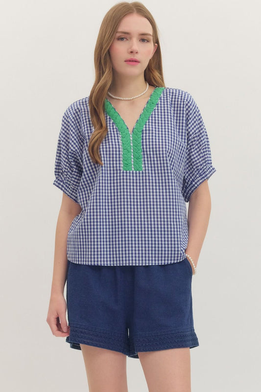 Gingham Top