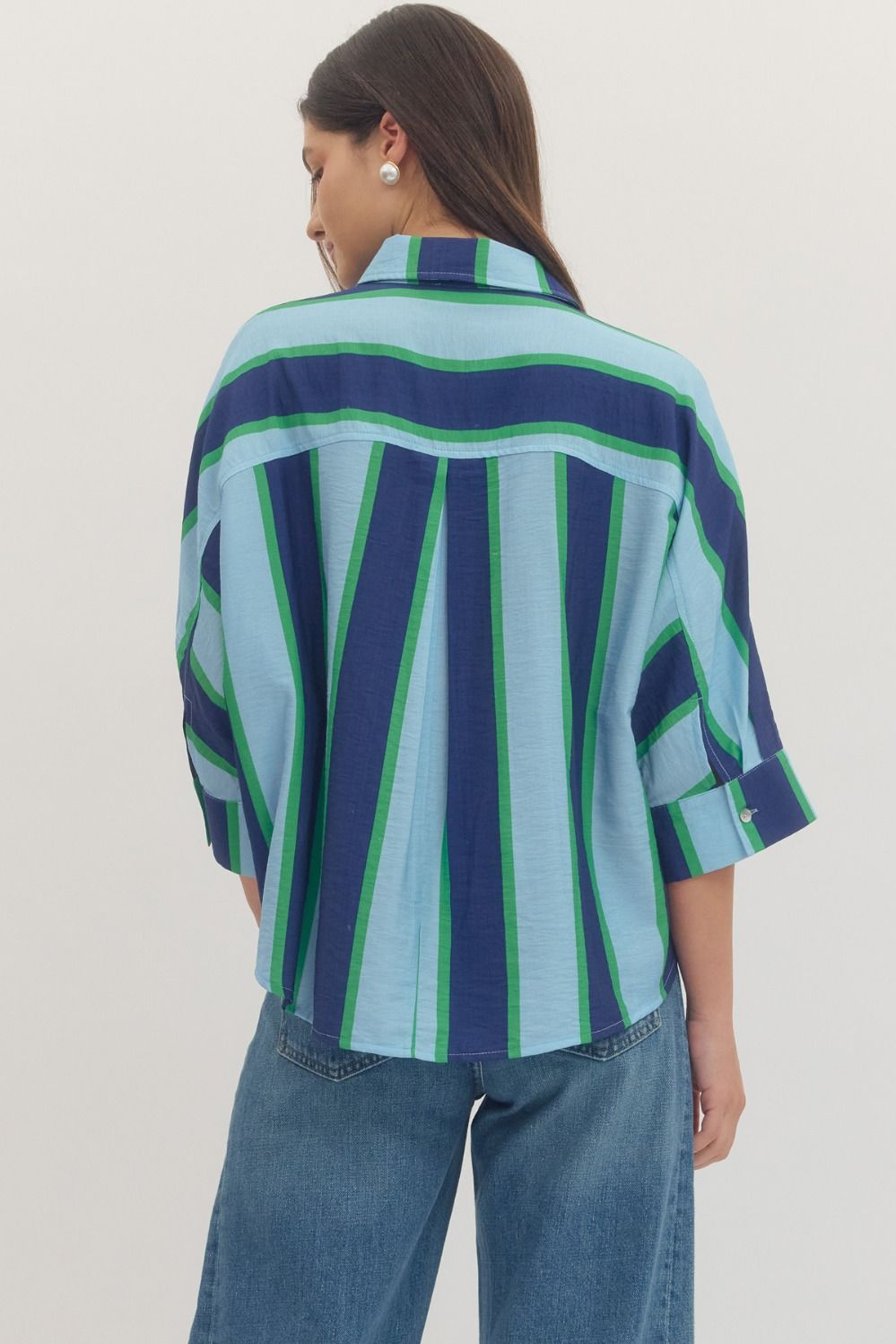 Striped Dolman Top