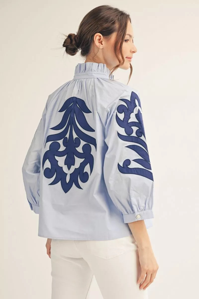 Baroque Applique Top